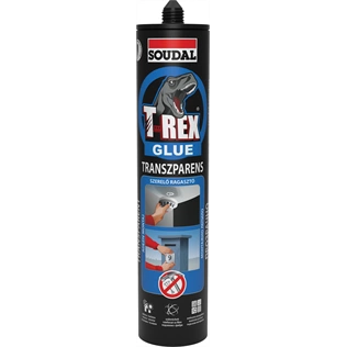 Soudal T-REX transzparens szálerősített ragasztó KÉK